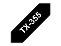 Brother TX - Blanc sur noir - Rouleau (2,4 cm) 1 cassette(s) ruban laminé - pour P-Touch PT-30, PT-7000, PT-8000, PT-PC TX355