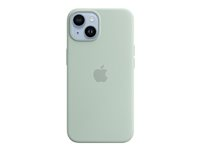Apple - Coque de protection pour téléphone portable - compatibilité avec MagSafe - silicone - succulent - pour iPhone 14 MPT13ZM/A