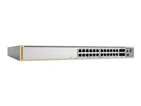 Allied Telesis AT x530-28GPXm - Commutateur - C3 - Géré - 24 x 10/100/1000 (PoE+) + 4 x 10 Gigabit Ethernet / 1 Gigabit Ethernet SFP+ - Montable sur rack - PoE+ (720 W) AT-X530-28GPXM-50