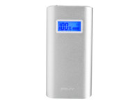 PNY PowerPack AD5200 - Banque d'alimentation - 5200 mAh - 2.4 A (USB) - sur le câble : Micro-USB P-B5200-1S02B-RB