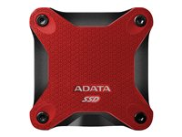ADATA Durable SD600 - Disque SSD - 512 Go - externe (portable) - USB 3.1 Gen 1 - rouge ASD600-512GU31-CRD