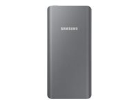 Samsung EB-P3000 - Banque d'alimentation - 10000 mAh - 1.5 A (USB) - sur le câble : Micro-USB - gris - pour Galaxy A8 (2018) Enterprise Edition EB-P3000CSEGWW