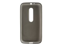 Uniformatic - Coque de protection pour téléphone portable - polyuréthane - noir - pour Motorola Moto G (3rd Gen.) 90604