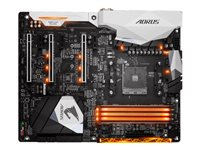 Gigabyte GA-AX370-Gaming 5 - 1.0 - carte-mère - ATX - Socket AM4 - AMD X370 - USB 3.1 Gen 1, USB-C Gen2, USB 3.1 Gen 2 - 2 x Gigabit LAN - carte graphique embarquée (unité centrale requise) - audio HD (8 canaux) GA-AX370-GAMING 5