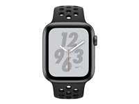 Apple Watch Nike+ Series 4 (GPS) - 40 mm - espace gris en aluminium - montre intelligente avec bracelet sport Nike - fluoroélastomère - anthracite/noir - taille de bande 130-200 mm - 16 Go - Wi-Fi, Bluetooth - 30.1 g MU6J2NF/A