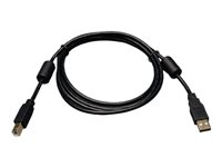 Eaton Tripp Lite Series USB 2.0 A to B Cable with Ferrite Chokes (M/M), 3 ft. (0.91 m) - Câble USB - USB type B (M) pour USB (M) - USB 2.0 - 91.4 cm - noir U023-003