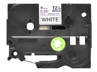 Brother TZe-N221 - Noir sur blanc - Rouleau (0,9 cm x 8 m) 1 cassette(s) bande non plastifiée - pour Brother PT-D600, H110; P-Touch PT-1005, 1010, D210, D400, D450, E550, H110, P900, P950 TZEN221