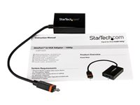 StarTech.com SlimPort Convertisseur vidéo Slimport / MyDP vers VGA - Adaptateur Micro USB vers VGA pour HP Chromebook 11 - M/F - Noir - 1080p - Adaptateur vidéo externe - SlimPort - D-Sub - noir SLMPT2VGA