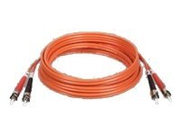 Uniformatic - Câble réseau - ST multi-mode (M) pour ST multi-mode (M) - 1 m - fibre optique - 62,5 / 125 microns - OM1 - sans halogène 21041