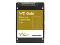 WD Gold Enterprise-Class SSD WDS960G1D0D - SSD - 0.96 To - interne - 2.5" - U.2 PCIe 3.1 x4 (NVMe) WDS960G1D0D