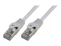 MCL - Cordon de raccordement - RJ-45 (M) pour RJ-45 (M) - 5 m - SFTP - CAT 6a - sans halogène, moulé, sans crochet - blanc IC5K99A006ASH5W