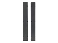 APC - Capot de panneau de gestion de câbles pour rack - noir - 48U (pack de 2) - pour NetShelter SX AR7589