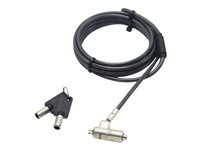 DICOTA Security N-Lock Ultra Slim Masterkeyed - Câble de sécurité - noir - 2 m D31568