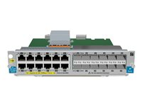 HPE Gig-T PoE+/12-port SFP v2 zl - Module d'extension - Gigabit Ethernet x 12 + 12 ports SFP - pour HPE 8206, 8212; HPE Aruba 5406, 5412 J9637A