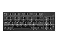 Cooler Master MasterKeys Pro M White - Clavier - rétro-éclairé - USB - AZERTY - Français - commutateur : CHERRY MX Red - noir SGK-4080-KKCR1-FR