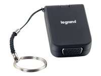 C2G USB-C to VGA Travel Adapter - Adaptateur vidéo externe - USB-C - D-Sub - noir 82111