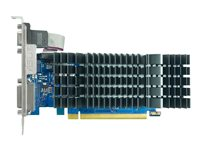 ASUS GeForce GT 730 - EVO Edition - carte graphique - GF GT 730 - 2 Go GDDR3 - PCIe 2.0 profil bas - DVI, HDMI, VGA - san ventilateur 90YV0HN0-M0NA00