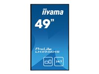 iiyama ProLite LH4946HS-B1 - Classe de diagonale 49" (48.5" visualisable) écran LED - signalisation numérique - 1080p (Full HD) 1920 x 1080 - noir mat LH4946HS-B1