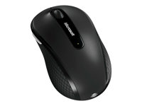 Microsoft Wireless Mobile Mouse 4000 - Souris - droitiers et gauchers - optique - 4 boutons - sans fil - 2.4 GHz - récepteur sans fil USB - graphite D5D-00133