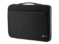 HP Notebook Sleeve - Housse d'ordinateur portable - 16" - noir avec des touches cerises - pour Compaq CQ58; HP 15; Envy 6; Pavilion dm1, DV6, G6; Pavilion Sleekbook 15; Pavilion x360 WU673AA#ABB