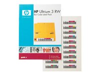HPE Ultrium 3 RW Bar Code Label Pack - Étiquettes code à barres - pour StorageWorks MSL4048; StorageWorks 1/8 G2 Tape Autoloader; StorageWorks Ultrium 920 Q2007A