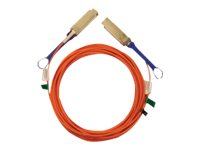 Mellanox LinkX - Câble d'attache direct 25GBase-AOC - SFP28 pour SFP28 - 15 m - fibre optique - SFF-8665/OM2 - plenum, actif - orange MFA2P10-A015