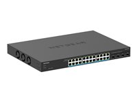 NETGEAR Smart MS324TXUP - Commutateur - 2+/L3 Lite - intelligent - 24 x 100/1000/2.5G (PoE++) + 4 x SFP+ 10 Go (liaison montante) - de bureau, Montable sur rack - PoE++ (720 W) MS324TXUP-100EUS