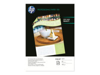 HP Brochure and Flyer Paper - Mat - A4 (210 x 297 mm) - 180 g/m² - 100 feuille(s) papier - pour Envy 50XX, 7645; Officejet 52XX, 6000 E609, 7500; PageWide MFP 377; PageWide Pro 452 Q6592A
