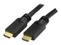 StarTech.com Câble HDMI vers HDMI (M/M) avec Ethernet - Ultra HD 4k x 2k - 6 m (HDMIMM20HS) - Câble HDMI avec Ethernet - HDMI mâle pour HDMI mâle - 6.1 m - noir HDMIMM20HS