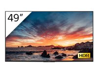 Sony Bravia Professional Displays FWD-49X80H/T - Classe de diagonale 49" (48.5" visualisable) écran LCD rétro-éclairé par LED - avec tuner TV - signalisation numérique - Smart TV - Android TV - 4K UHD (2160p) 3840 x 2160 - HDR - éclairage périphérique - noir FWD-49X80H/T