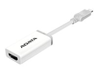 ADATA USB-C to HDMI adapter - Adaptateur vidéo externe - USB-C - HDMI - blanc ACHDMIPL-ADP-CWH