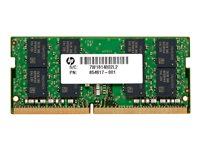 HP - DDR4 - module - 16 Go - SO DIMM 260 broches - 2666 MHz / PC4-21300 - 1.2 V - mémoire sans tampon - non ECC - pour (non-ECC): EliteBook 1050 G1, 735 G5, 735 G6, 745 G5, 745 G6, 755 G5, 830 G6, 830 G8, 840 G8, 840r G4, 845 G7, 850 G6, 855 G7; EliteBook x360 830 G6; ProBook 430 G6, 430 G7, 440 G7, 445r G6, 450 G6, 450 G7, 455r G6, 640 G5, 64X G4, 650 G5; ZBook 14u G6, 15 G5, 15u G6, 15v G5, 17 G5, Studio x360 G5 4VN07AA#AC3