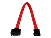 StarTech.com Cable d'extension SATA de 30 cm - Rallonge SATA de 30 cm - Câble d'extension SATA - Serial ATA 150/300/600 - SATA (P) pour SATA (R) - 30 cm - rouge - pour P/N: SATA18RA1 SATAEXT30CM
