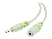 C2G - Rallonge de câble audio - mini-phone stereo 3.5 mm mâle pour mini-phone stereo 3.5 mm femelle - 7 m - blindé 80103