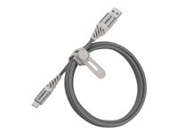 OtterBox Premium - Câble USB - 24 pin USB-C (M) pour USB (M) - USB 2.0 - 3 A - 1 m - ciel nuageux blanc 78-52539