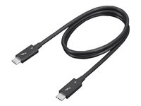 Lenovo - Câble Thunderbolt - 24 pin USB-C (M) pour 24 pin USB-C (M) - Thunderbolt 4 - 70 cm - support pour 8K60Hz, support pour 4K60Hz - noir 4X91K16968