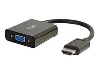 C2G HDMI to VGA Adapter Converter Dongle - Convertisseur vidéo - HDMI - noir 80500
