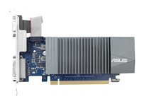 ASUS GT710-SL-1GD5-BRK - Carte graphique - GF GT 710 - 1 Go GDDR5 - PCIe 2.0 profil bas - DVI, D-Sub, HDMI - san ventilateur GT710-SL-1GD5-BRK