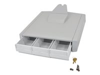 Ergotron Primary Storage Drawer, Triple - Composant de montage (module à tiroirs) - gris, blanc 97-865