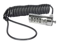 Targus Defcon CL Laptop Computer Cable Lock - Câble de sécurité - gris - 1.83 m PA410ECCL