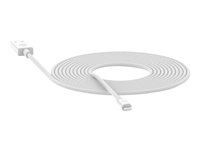 mophie - Câble Lightning - Lightning mâle pour USB mâle - 3 m - blanc 409903215