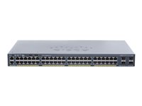 Cisco Catalyst 2960X-48TS-L - Commutateur - Géré - 48 x 10/100/1000 + 4 x Gigabit SFP - de bureau, Montable sur rack WS-C2960X-48TS-L