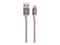 Griffin Extra-long Premium - Câble Lightning - USB (M) pour Lightning (M) - 3.05 m - rose gold GC43439
