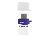 Integral Micro Fusion - Clé USB - 16 Go - USB 3.0 / micro USB INFD16GBMIC3.0-OTG