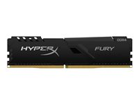 HyperX FURY - DDR4 - kit - 16 Go: 2 x 8 Go - DIMM 288 broches - 3000 MHz / PC4-24000 - CL15 - 1.35 V - mémoire sans tampon - non ECC - noir HX430C15FB3K2/16