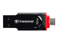 Transcend JetFlash 340 - Clé USB - 32 Go - USB 2.0 / micro USB TS32GJF340