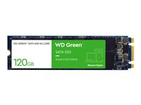 WD Green PC SSD WDS120G2G0B - SSD - 120 Go - interne - M.2 2280 - SATA 6Gb/s WDS120G2G0B