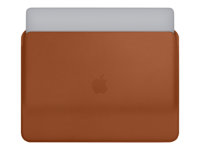 Apple Mac Pro - Housse d'ordinateur portable - 13" - marron selle - pour MacBook Air with Retina display (Late 2018, Mid 2019, Early 2020); MacBook Pro 13.3" (Late 2016, Mid 2017, Mid 2018, Mid 2019, Early 2020) MRQM2ZM/A