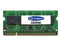 Integral - DDR2 - 4 Go - SO DIMM 200 broches - 667 MHz / PC2-5300 - CL5 - 1.8 V - mémoire sans tampon - NON ECC IN2V4GNWBEX