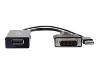 C2G DVI to DisplayPort Adapter Converter - Convertisseur vidéo - DVI - DisplayPort - noir 81319